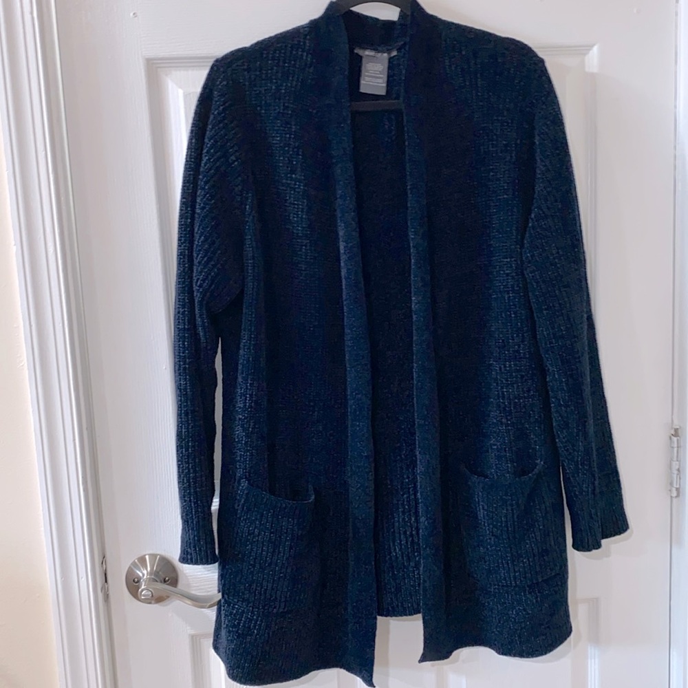 Marty m navy long cardigan